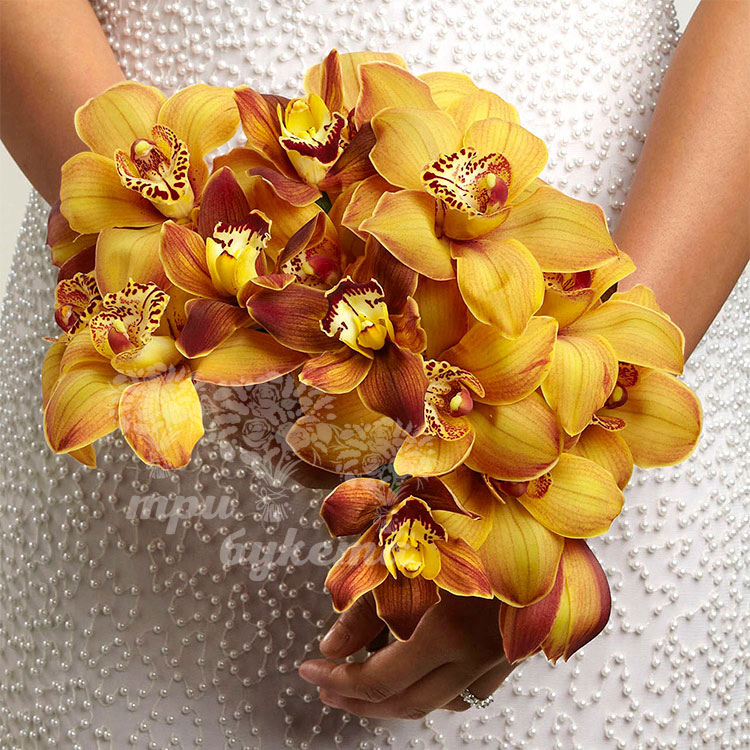 Букеты из орхидей