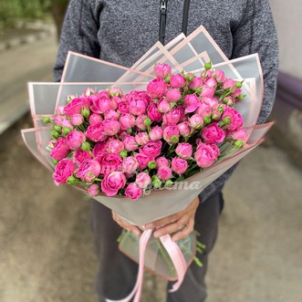 Букет из 29 пионовидных роз